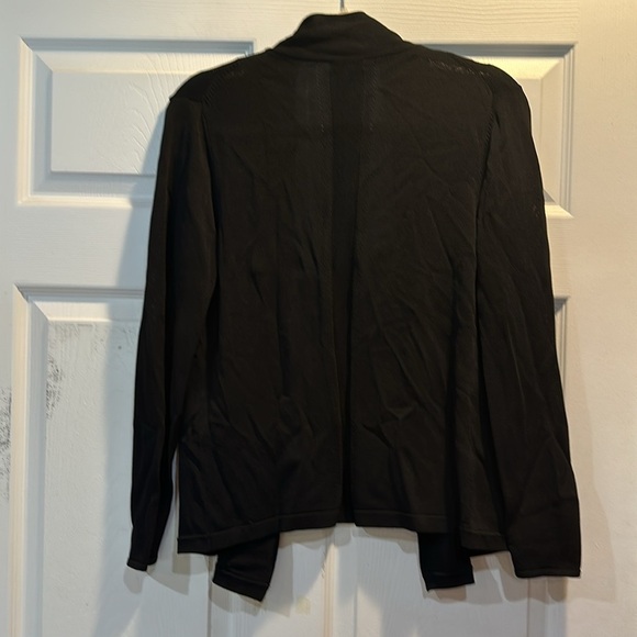 Reiss Black Lightweight Open Cardigan Sweater XS - Picture 8 of 9